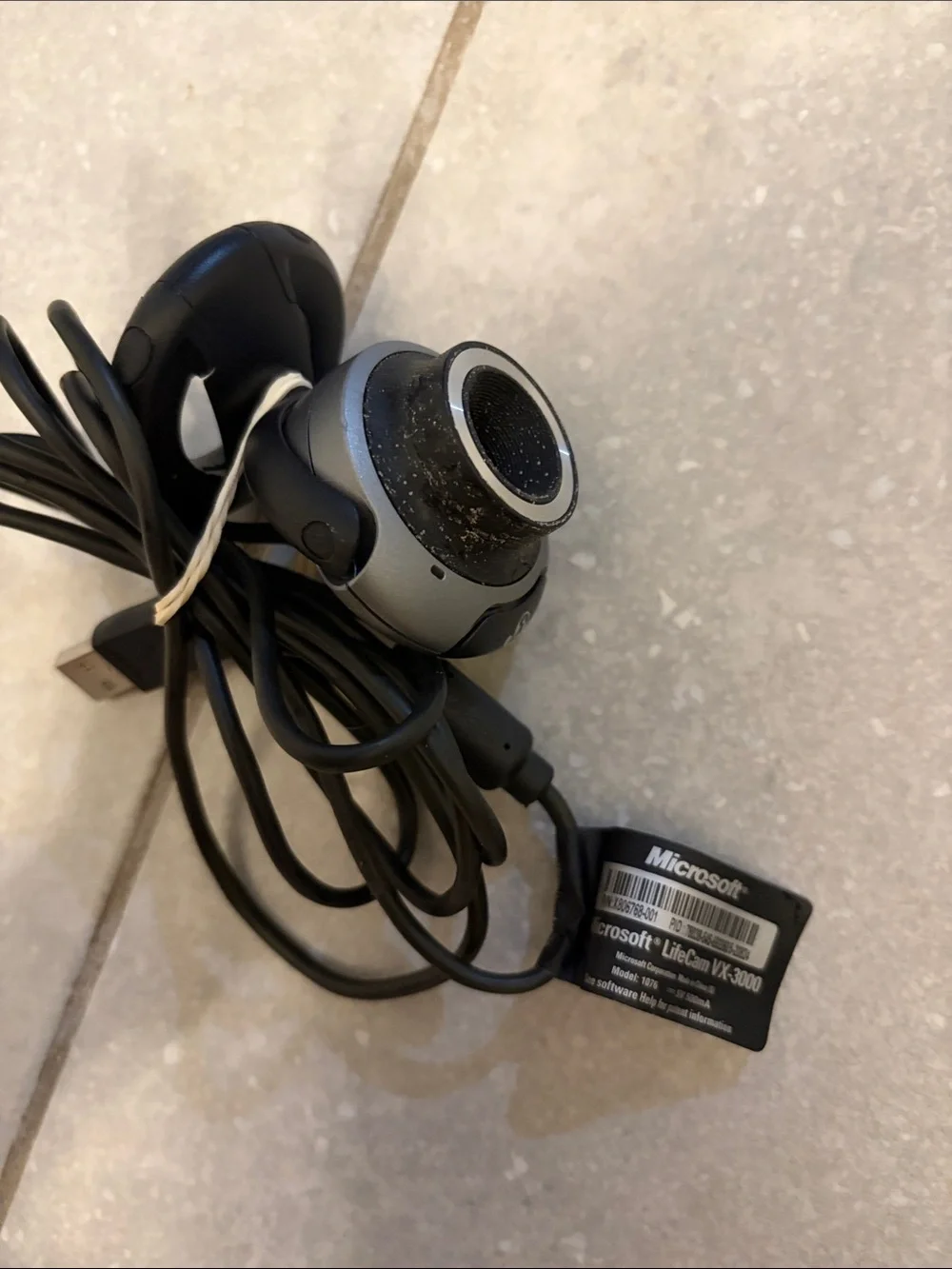 USB Desktop Webcam - Black and Silver microsoft lifecam vx 3000 throwback y2k